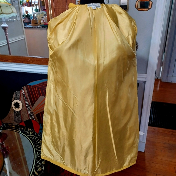 VTG Style Anthropologie Mustard Seed Yellow Jacket - Picture 10 of 13
